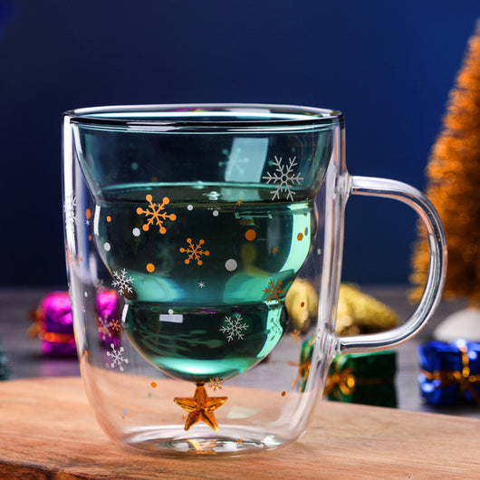 Vaso Navideño de Doble Pared en Vidrio Borosilicato - Image 3