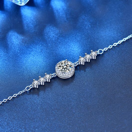 Pulsera de Moissanita Estrellada Minimalista para Mujer - Image 3