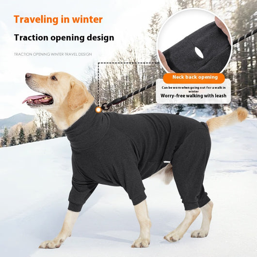 Abrigo Polar para Perros con Cuello Alto - Protección Térmica Completa - Image 4
