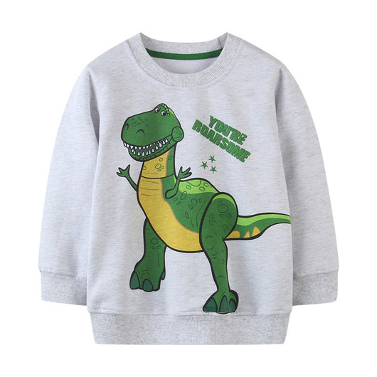 Sudadera Infantil de Algodón con Estampado de Dinosaurios - Image 6