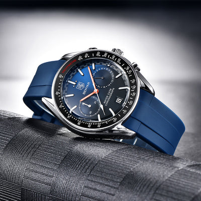 Reloj Cronógrafo Multifuncional Impermeable con Luz Nocturna para Hombre