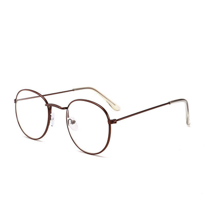 Gafas Retro Coreanas de Marco Pequeño con Espejo Plano y Metal - Image 12
