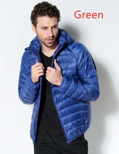 Chaqueta Acolchada Ligera con Capucha y Detalles a Rayas - Image 6