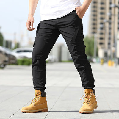 Pantalones Cargo Deportivos con Múltiples Bolsillos para Hombre