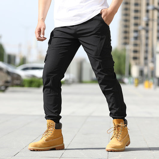 Pantalones Cargo Deportivos con Múltiples Bolsillos para Hombre