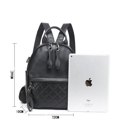 Mochila de Cuero Compacta Multiusos con Compartimento Perfumado - Image 6