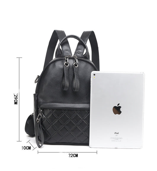 Mochila de Cuero Compacta Multiusos con Compartimento Perfumado - Image 6