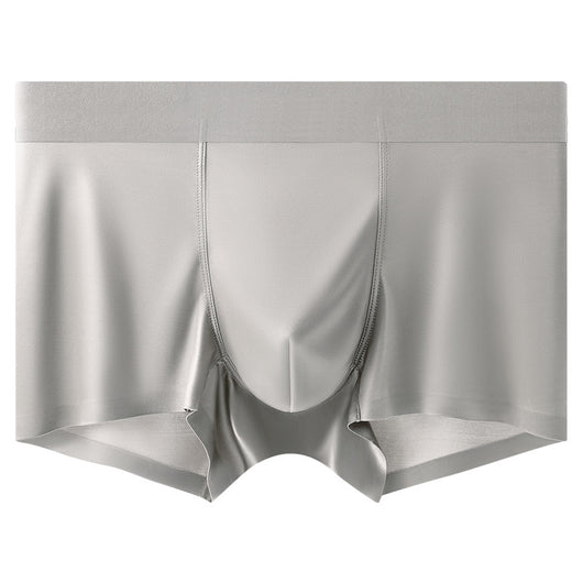 Calzoncillos Boxer Briefs de Seda de Hielo Satinada Antibacteriana para Hombre - Image 8