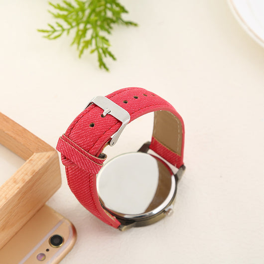 Reloj de Cuarzo para Mujer con Correa Denim Casual - Image 23