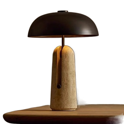 Lámpara de Mesa Seta de Piedra - Diseño Minimalista Creativo - Image 3