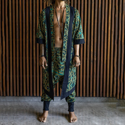 Cardigan Corto con Pantalón Tobillero a Juego
