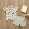 Conjunto Infantil de Verano: Playera y Shorts con Diseños Divertidos