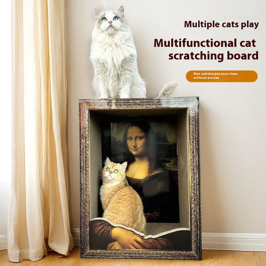 Marco Foto Gato Mona Lisa con Rascador Integrado - Image 17