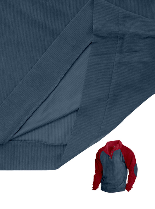 Chamarra Casual Raglan para Hombre - Cuello Alto Suelto Primavera Otoño - Image 28