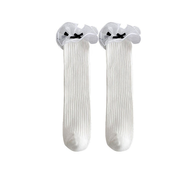 Calcetines Escolares Estilo Lolita con Encaje y Moño para Niñas - Image 6
