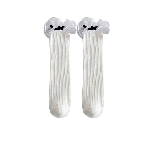 Calcetines Escolares Estilo Lolita con Encaje y Moño para Niñas - Image 6