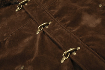 Abrigo Suelto de Diseño Personalizado Estilo Urbano Estadounidense Premium - Image 25