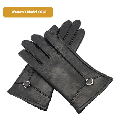 Guantes de Cuero para Mujer Invierno - Forro Polar, Impermeables y Táctiles - Image 13