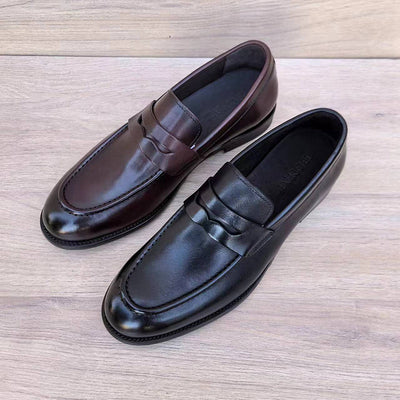 Mocasines Artesanales para Hombre, Estilo Británico Transpirable