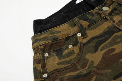 Shorts Cómodos Camuflaje Unisex Corte Relajado - Image 14