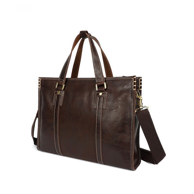 Bolsa Mensajera de Cuero Vacuno Engrasado Premium - Image 5