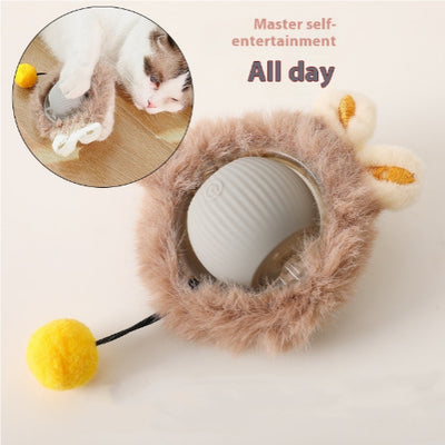 Juguete Interactivo para Gatos - Bola Rodante Automática