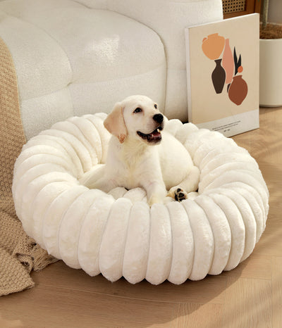 Cama Térmica Redonda de Felpa para Gatos y Perros - Nido Acogedor Invierno - Image 23