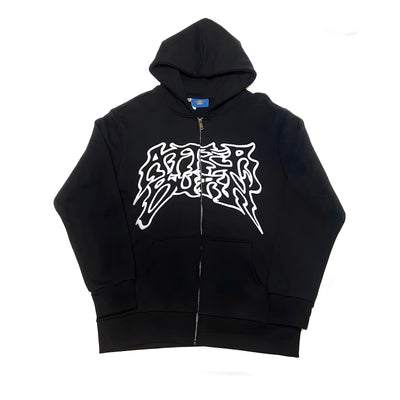 Sudadera Cardigan Hip-hop con Capucha para Hombre - Image 13