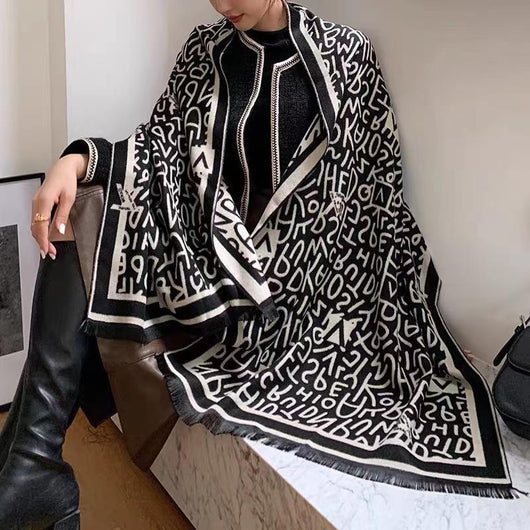 Pashmina Gruesa Térmica Multiusos - Abrigo Cálido y Elegante - Image 15