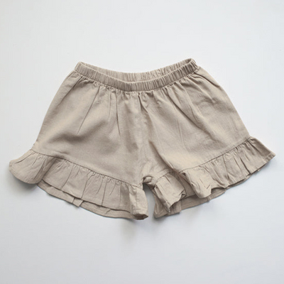 Conjunto Infantil de Algodón y Lino con Volantes - Camiseta Suelta y Casual - Image 37