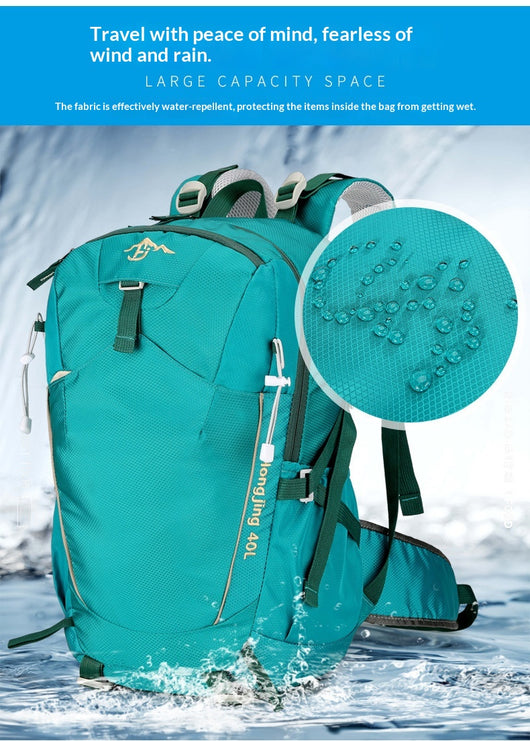Mochila de Senderismo Impermeable para Hombre con Capacidad Deportiva - Image 17