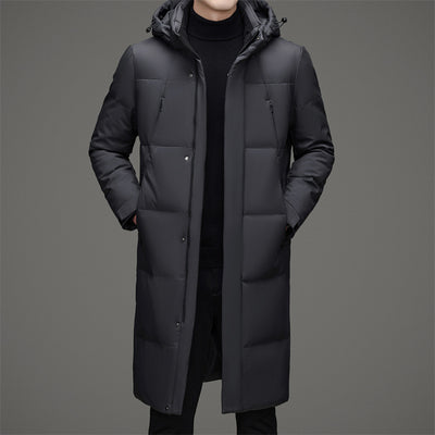 Chaqueta Acolchada de Pato con Gorro Desmontable - Abrigo Cálido Hombre - Image 3