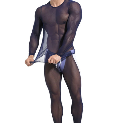 Conjunto Deportivo Hombre Manga Larga con Malla Transpirable