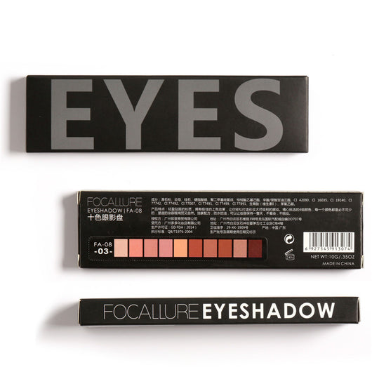 Paleta de Sombras de Ojos 10 Colores - Maquillaje Profesional - Image 5