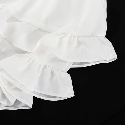 Conjunto Elegante: Blusa Manga Corta con Cuello Solapa y Falda Plisada - Image 28