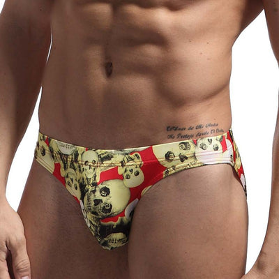 Bañador Hombre Cintura Baja Estampado Diseño Moderno