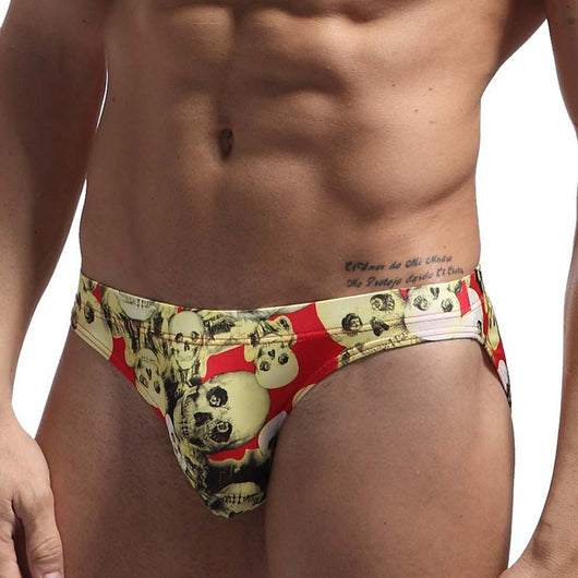 Bañador Hombre Cintura Baja Estampado Diseño Moderno
