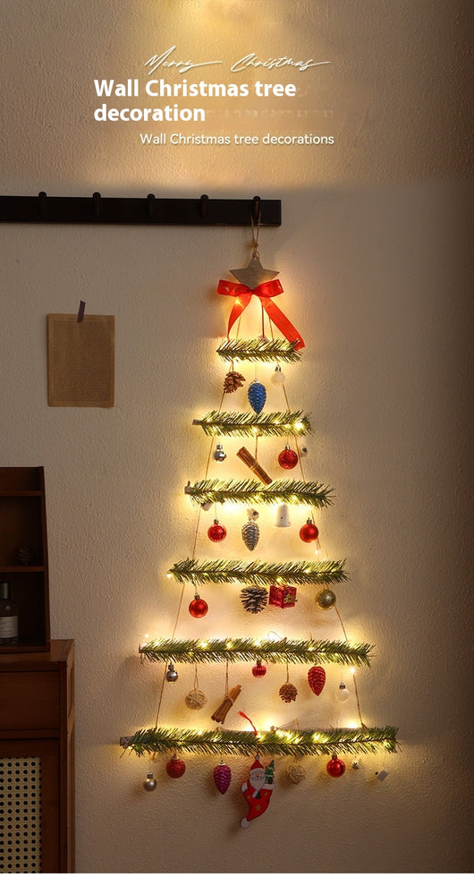 Árbol de Navidad Luminoso de Tela No Tejida para Ventanas y Puertas - Image 12