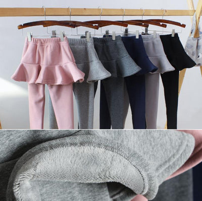 Pantalón Falda Infantil Coreano de Terciopelo Grueso 380g - Abrigo Exterior Premium - Image 11