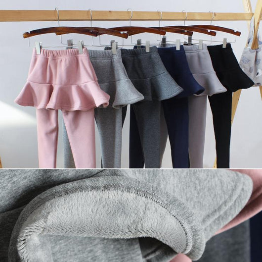 Pantalón Falda Infantil Coreano de Terciopelo Grueso 380g - Abrigo Exterior Premium - Image 11