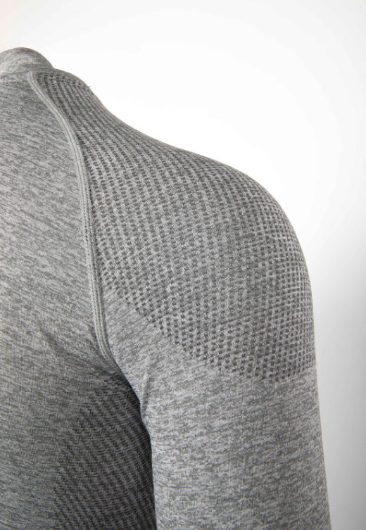 Polera Deportiva Ajustada con Cierre de Cremallera para Entrenamiento y Outdoor - Image 23