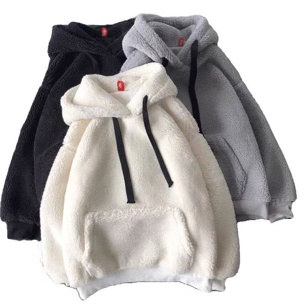 Suéter de Lana Sintética Forrado Mujer Otoño Invierno Talla Grande
