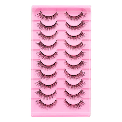 10 Pares de Pestañas Postizas Voluminosas con Rizo Natural - Image 16