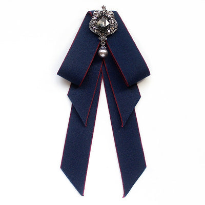 Corbata Moño Blanca Estilo Campus para Uniforme Ejecutivo y Azafata - Image 6