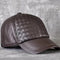 Gorra de Beisbol Invierno Cuero Genuino Piel de Cabra para Hombre