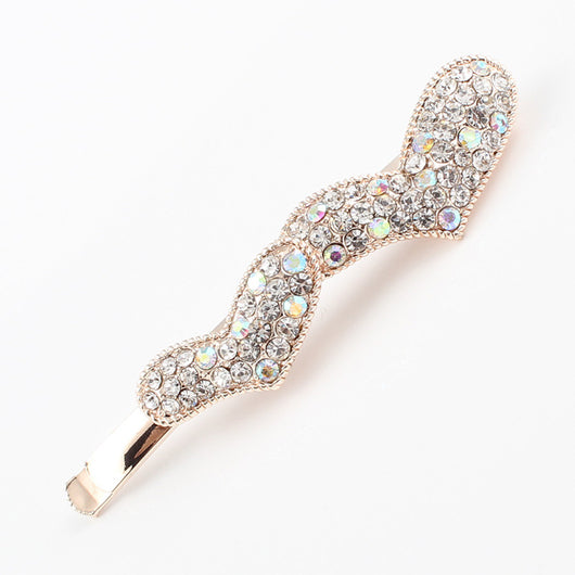 Accesorios para el Cabello con Pedrería en Forma de Corazón Estilo Coreano para Mujer - Image 3