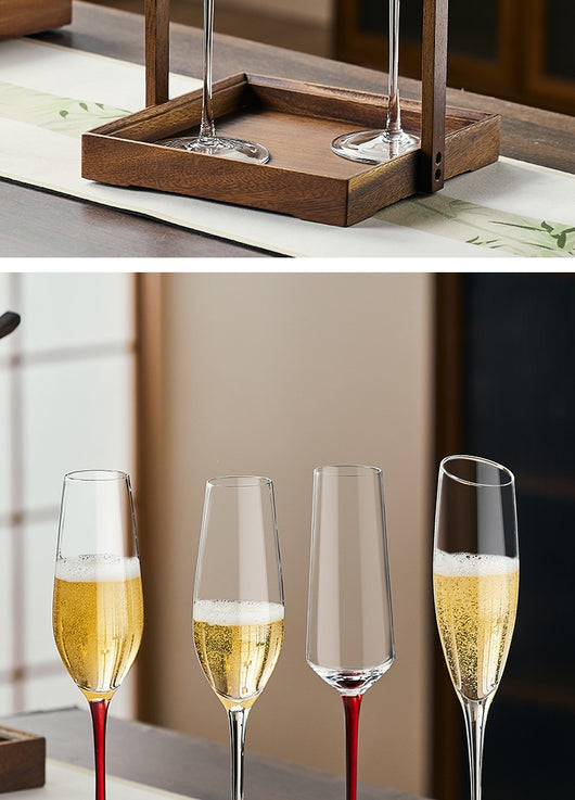 Juego de Copas de Champagne de Cristal Estilo Europeo - Image 13
