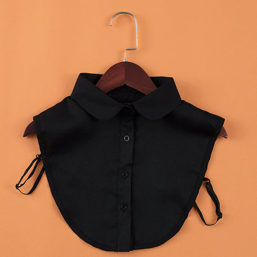 Cuello Falso Retro de Algodón con Encaje Desmontable para Mujer - Image 10