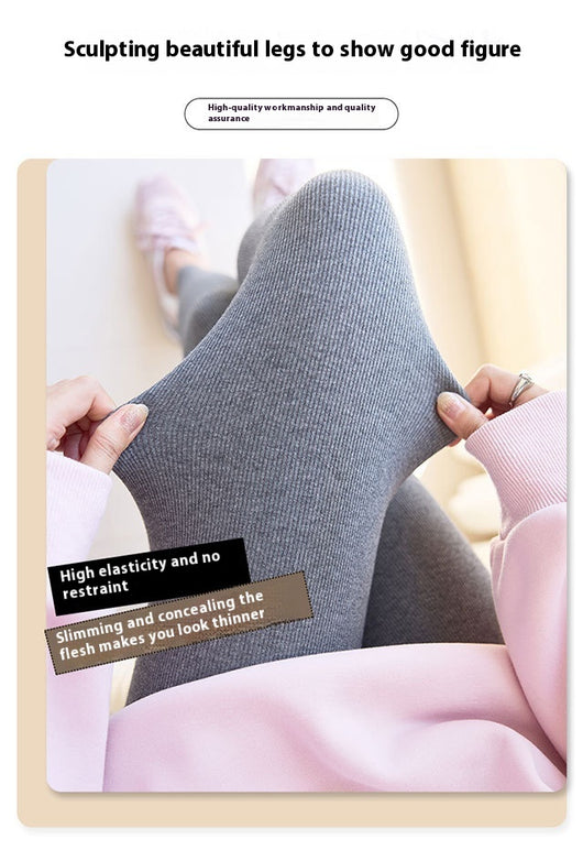 Leggings Térmicos de Algodón Puro con Forro Polar para Mujer - Cintura Alta y Elástico Reforzado - Image 20