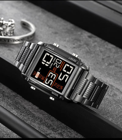 Reloj Deportivo Digital Cuadrado para Hombre con Pantalla de Fecha y Resistencia al Agua - Image 23